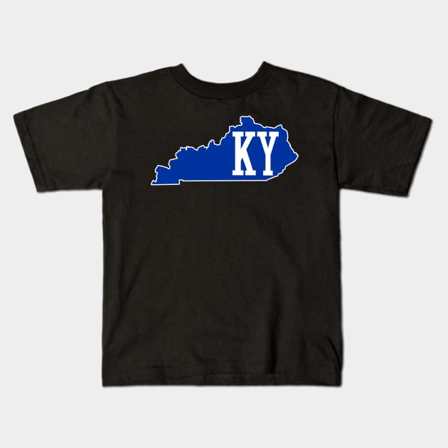 KY State of Kentucky Kids T-Shirt by KentuckyYall